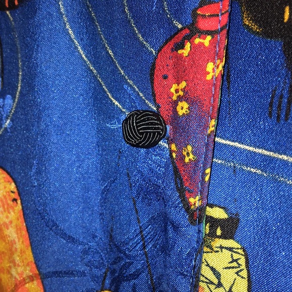 Chico’s Design Colorful Japanese Lantern Pattern Shirt Size 3/ Large 14/16 Plus - Picture 10 of 16